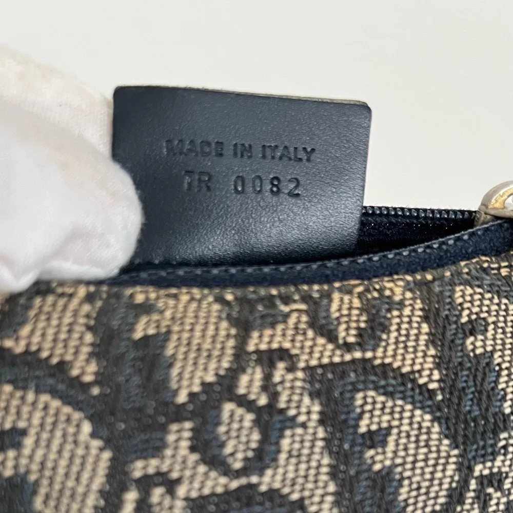 Christian Dior Trotter Coin Purse Oblique Saddle Vintage - Picture 11 of 15